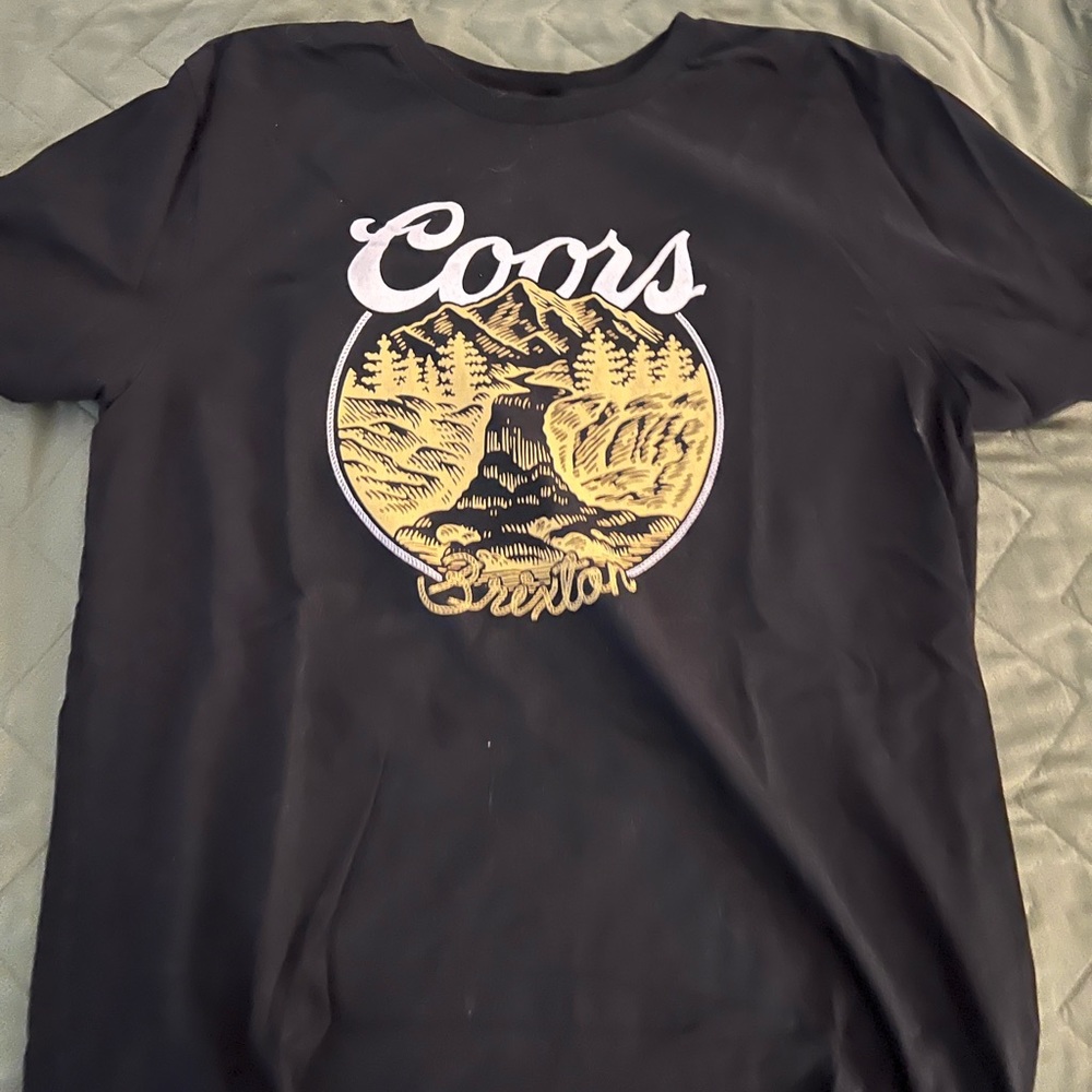 Coors x Brixton Mens SS TShirt Black Medium
